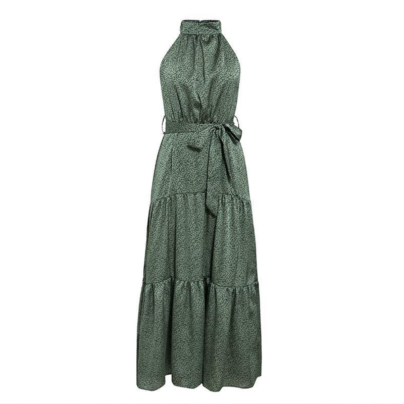 Printed Midi Dress variant CJNSSYLY04160-Green-M|CJNSSYLY04160-Green-L|CJNSSYLY04160-Green-S