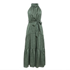 Printed Midi Dress variant CJNSSYLY04160-Green-M|CJNSSYLY04160-Green-L|CJNSSYLY04160-Green-S