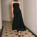 Sophisticated Slim Halter Dress variant CJLY234105801AZ|CJLY234105802BY|CJLY234105803CX
