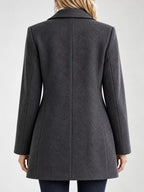 Single-breasted Longline Coat (10)