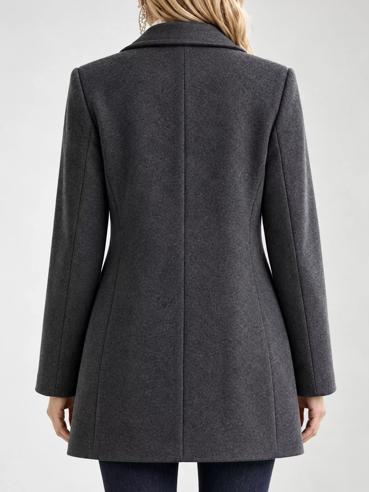 Single-breasted Longline Coat (10)