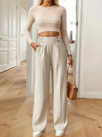 Full Size High-waisted Wide-leg Pants Plus (5)