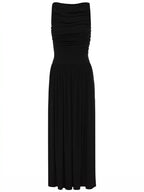 Full Size Ruched Sleeveless Maxi Dress Plus (5)