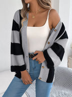 Block Button-up Cardigan (10)