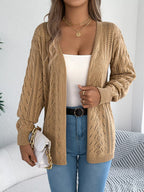 Openwork Open Front Cardigan (9)