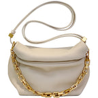 Leather Folds Clouds Bag Chain Shoulder Cowhide Crossbody photo 11