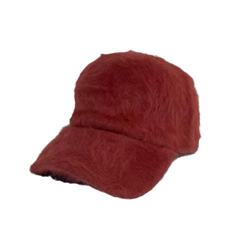 Simple Plush Baseball Cap Warm photo 1