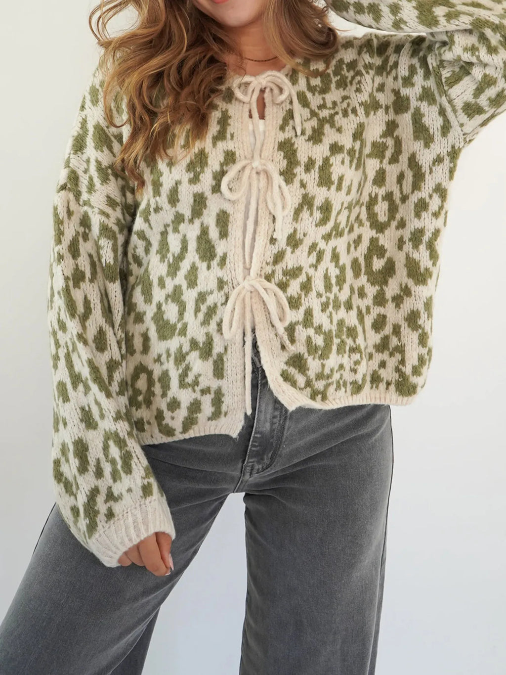 Leopard Tie Front Cardigan (7)
