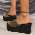 Open Toe Wedge Sandals (2)