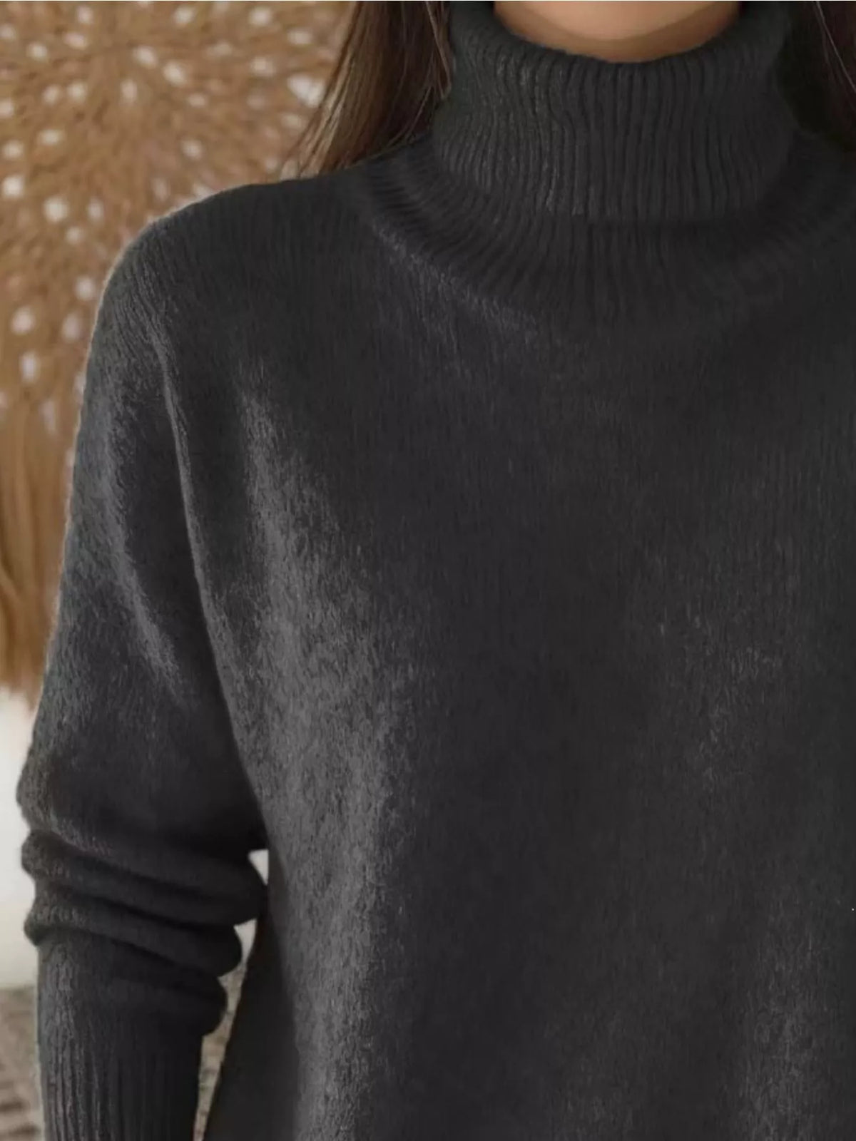 Turtleneck Long Sleeve Sweater (6)