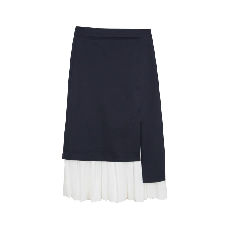 Irregular Pleated Skirt High Waist Mermaid Autumn variant CJQZ129778201AZ|CJQZ129778202BY|CJQZ129778203CX