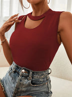 Cutout Sleeveless Tank Top (3)