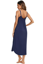 V-neck Midi Lounge Dress (14)