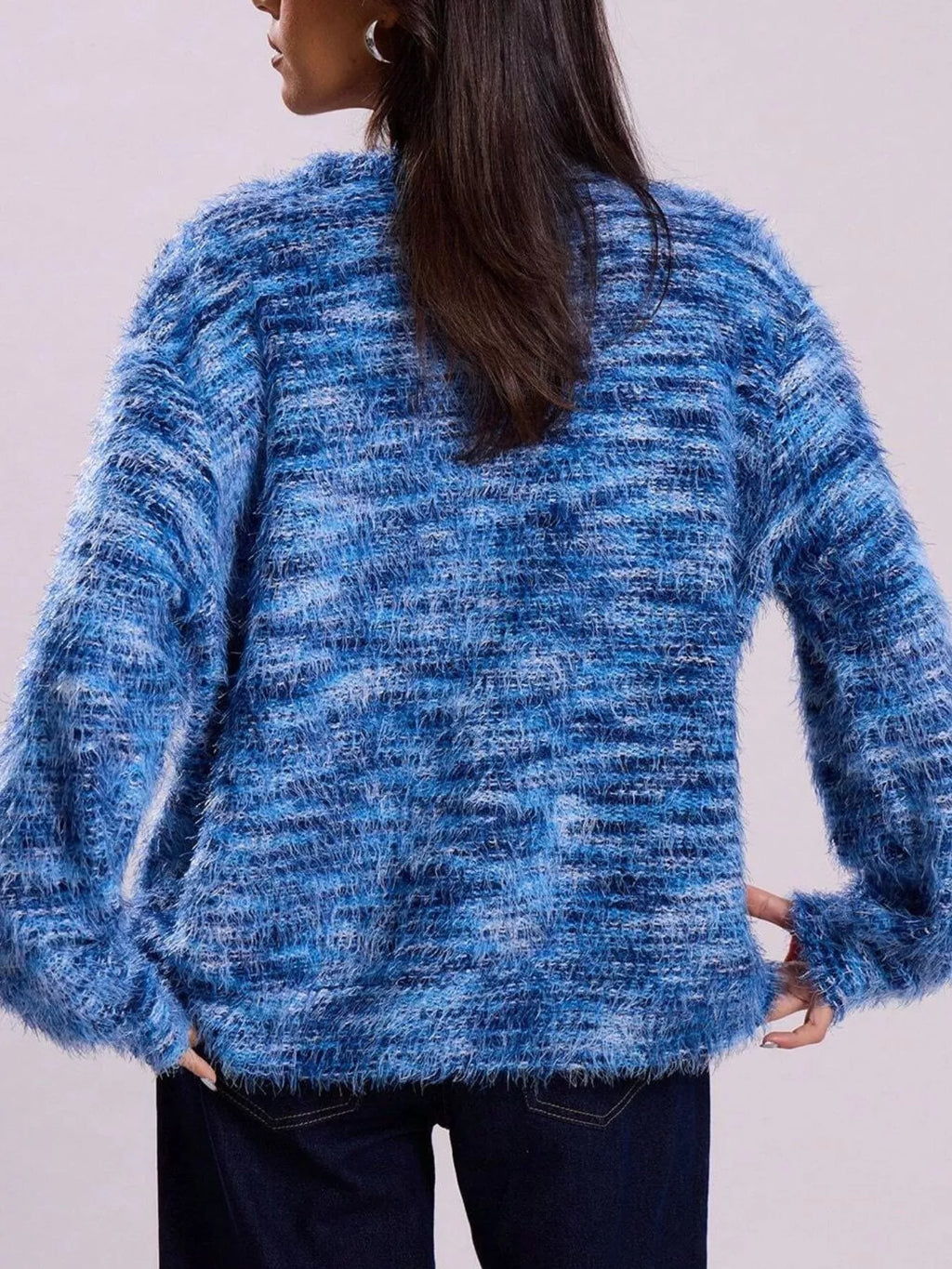 Textured Knit Button-down Cardigan (23)