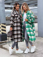 Plaid Button Up Longline Shacket (21)
