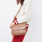 Retro Texture Small Square Bag One Shoulder Slung Elegant photo 2