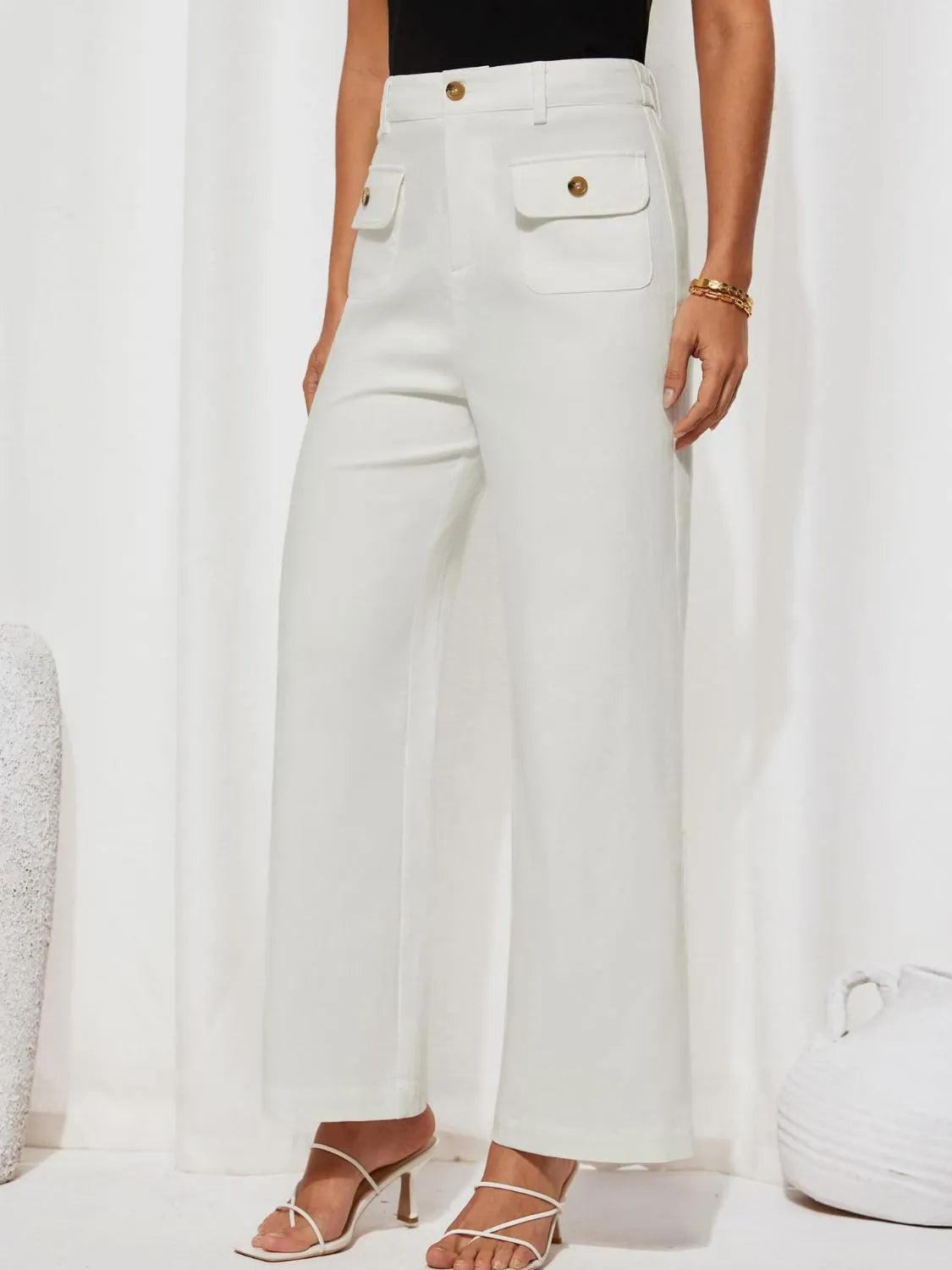 High Waist Wide Leg Pants (2)