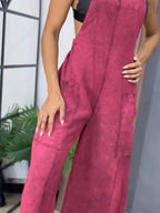 Full Size Vintage Wash Wide Leg Denim Overalls Plus (13)