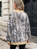 Camouflage Print Mock Neck Sweatshirt (22)