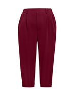 Pleated Detail Pants Pockets (14)