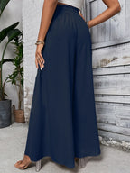 Tied High Waist Wide Leg Pants (9)