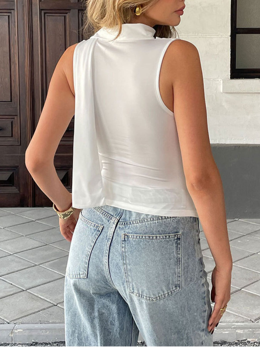 Cowl Neck Ruched Cami (11)