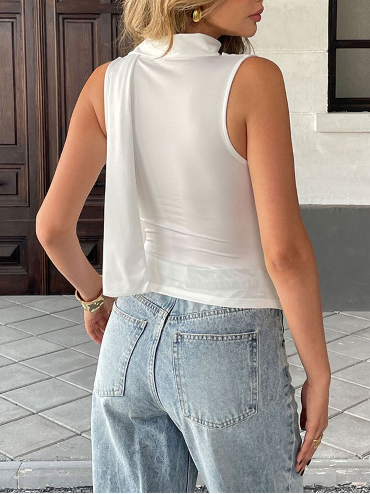 Cowl Neck Ruched Cami (11)