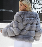 Faux Furry Slim Mink Jacket Short Faux Fur Fur Coat photo 6