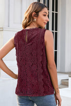 Lace V-neck Tank (22)