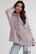 Zip-up Long Sleeve Jacket