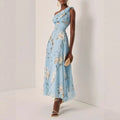 Printed Maxi Dress variant CJLY275969601AZ|CJLY275969602BY|CJLY275969603CX|CJLY275969604DW|CJLY275969605EV|CJLY275969606FU