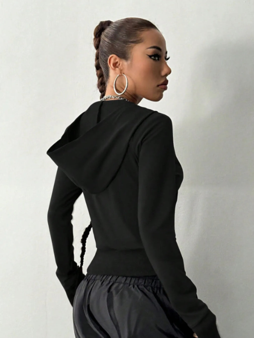 Zip-up Long Sleeve Hoodie (28)