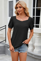 Eyelet Short Sleeve T-shirt (24)