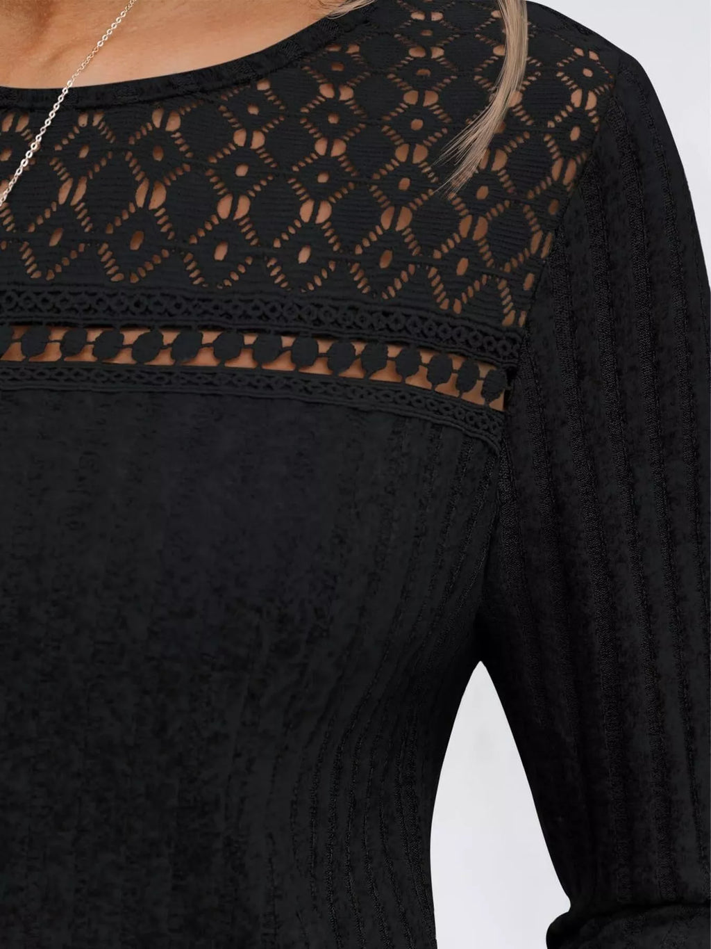 Ribbed Long Sleeve T-shirt (5)