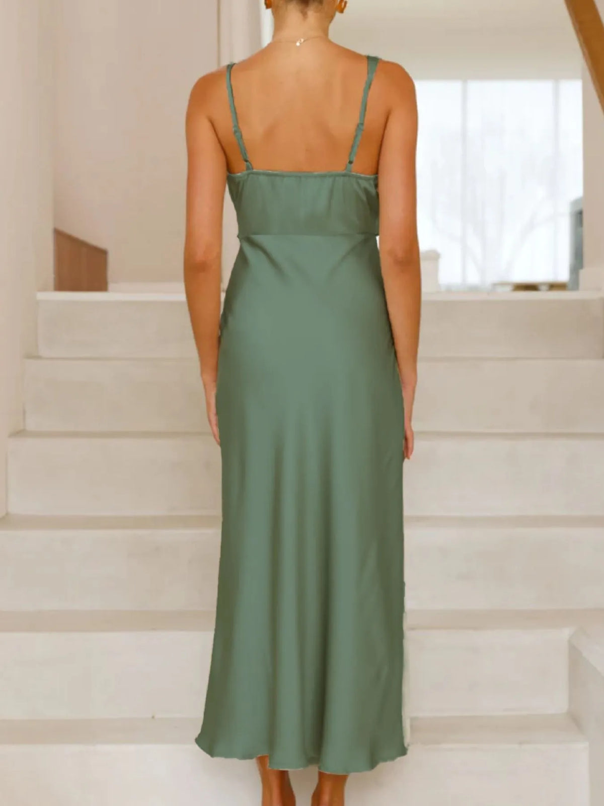 Satin Asymmetrical Midi Dress (11)