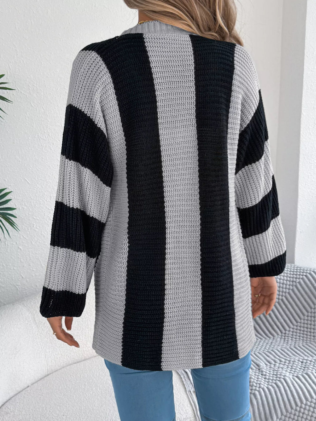 Block Button-up Cardigan (8)