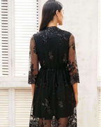 V-neck Sequined Dress photo 2