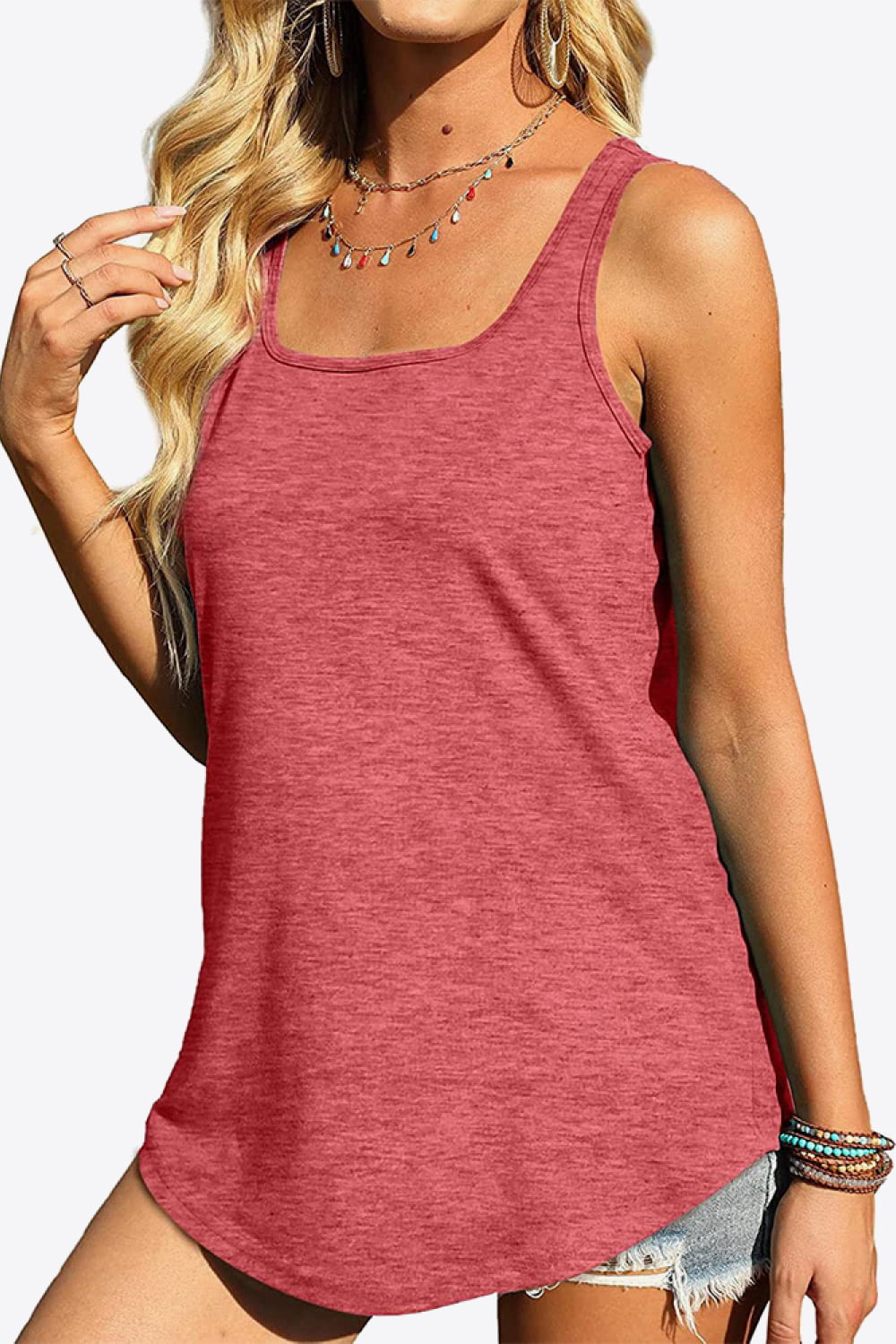 Curved Hem Square Neck Tank (27)