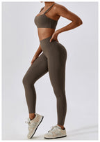 Quick-drying Nude Feel Hip Raise Yoga Pants Outdoor Leggings photo 9