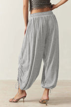 Drawstring Ruched Pants (8)