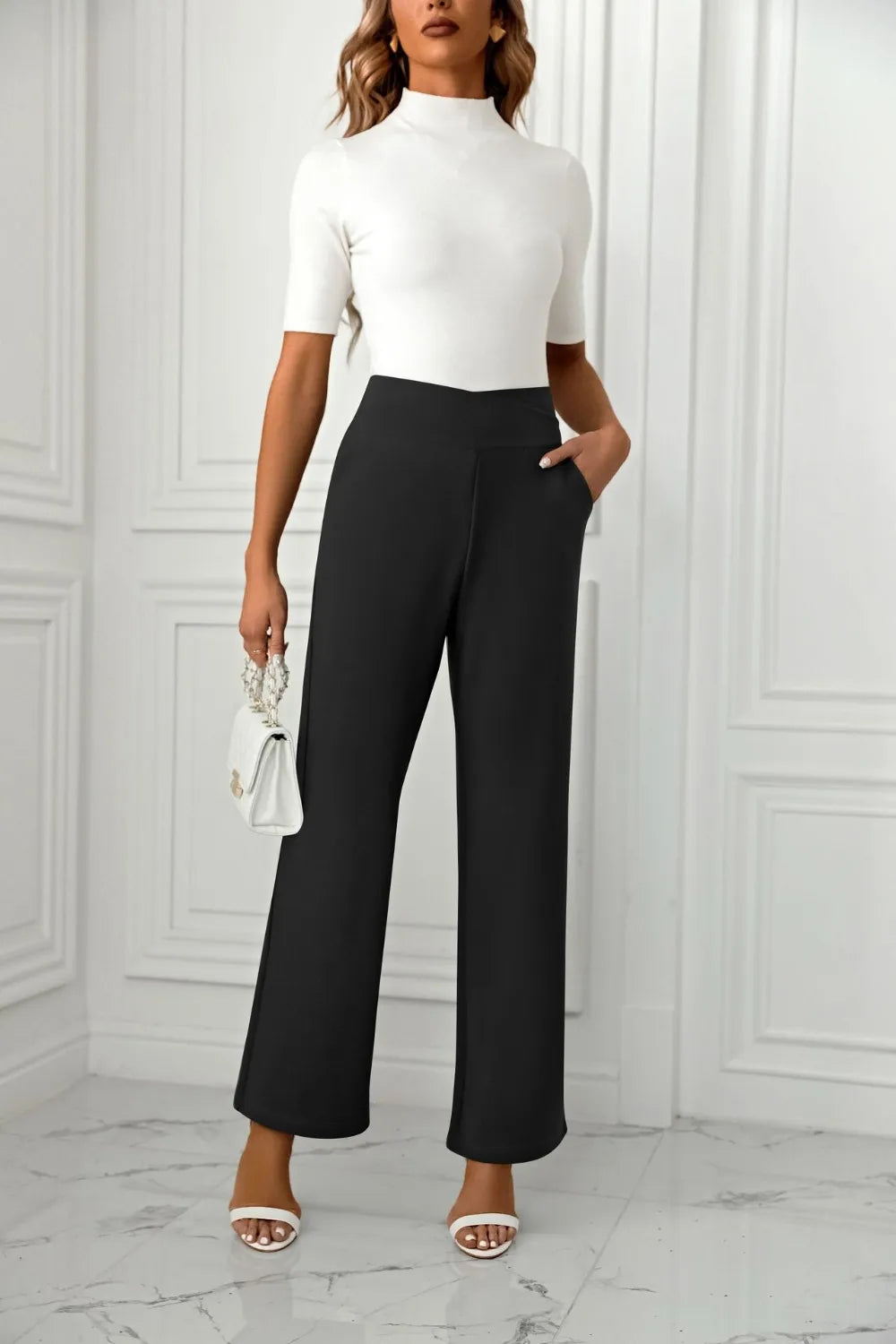 High Waist Straight Leg Pants (6)