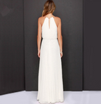 Halter Chiffon Maxi Dress photo 1