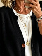 Full Size Button Up Raglan Sleeve Cardigan Plus (8)