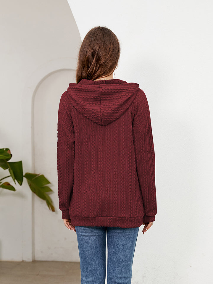 Raglan Sleeve Front Pocket Hoodie (8)