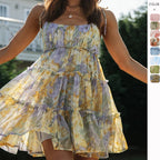 Vacation Print Slip Dress photo 20