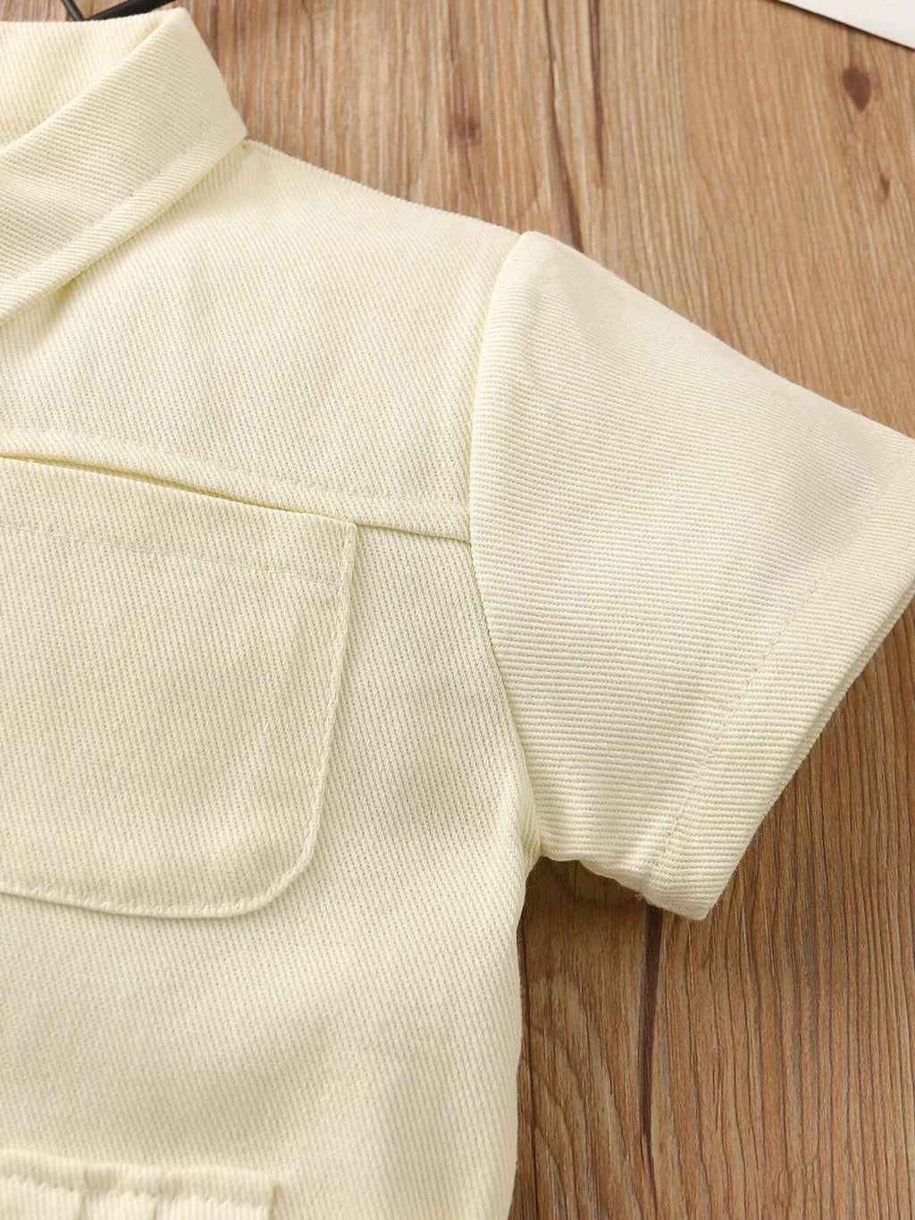 Children's Short Sleeve Belt Jumpsuit (8)