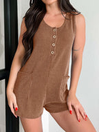 Button Detail Wide Strap Romper (22)