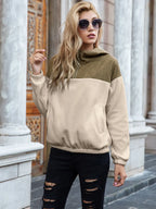 Pocketed Block Quarter Zip Hoodie (11)