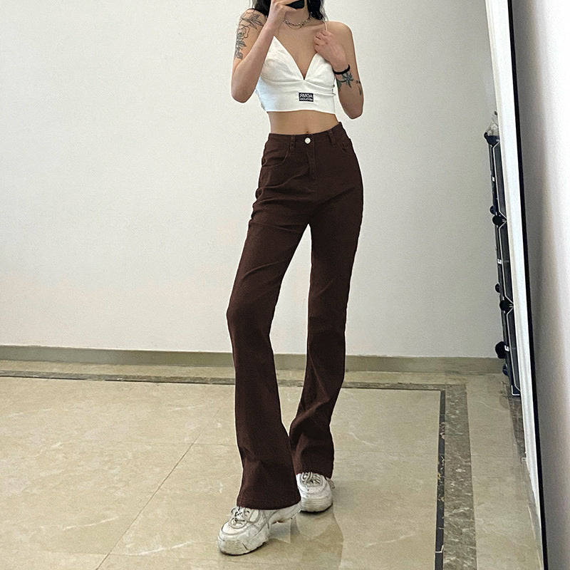 High-waisted Slim Slimming Hip Jeans photo 1