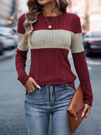 Block Round Neck T-shirt (20)